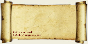 Anja Rakovac vizit kartica